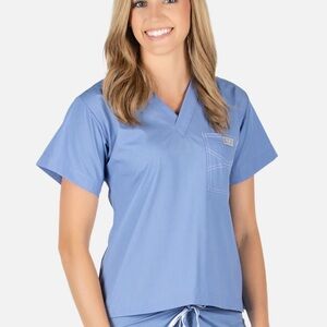Blue Sky Grey Label Shelby Scrub Top